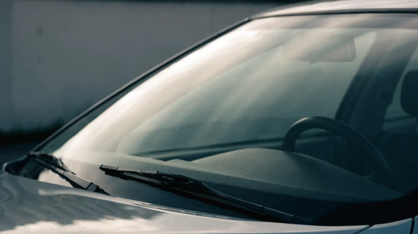 Dasselbe Fahrzeug mit neuer Windschutzscheibe